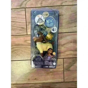 Disney New Movie Wish Asha Talking Valentino & Star Set Toy 10+ Sounds NEW
